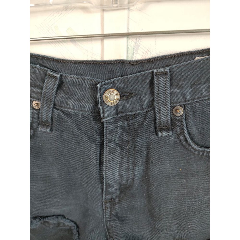 Rag & Bone Black Cut Off Jean Shorts 24 - Picture 4 of 12
